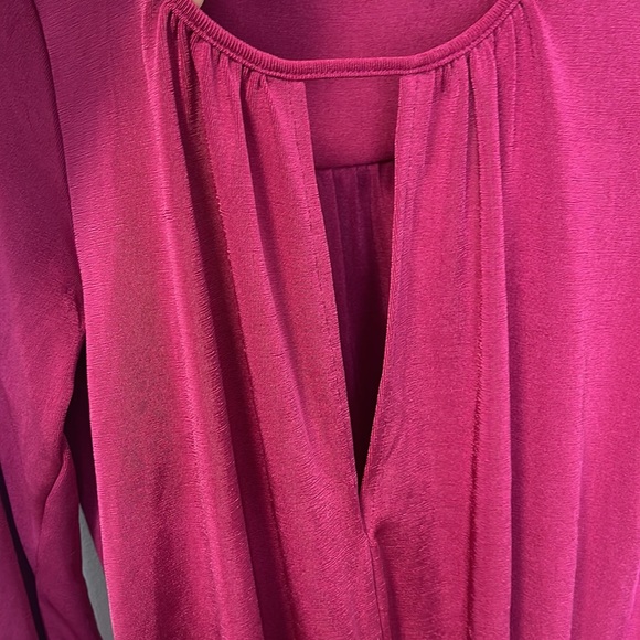 NWOT Free People Intimately Pink Long Sleeve Bodysuit Size Small - Picture 5 of 9